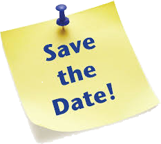 Save the date post-it note